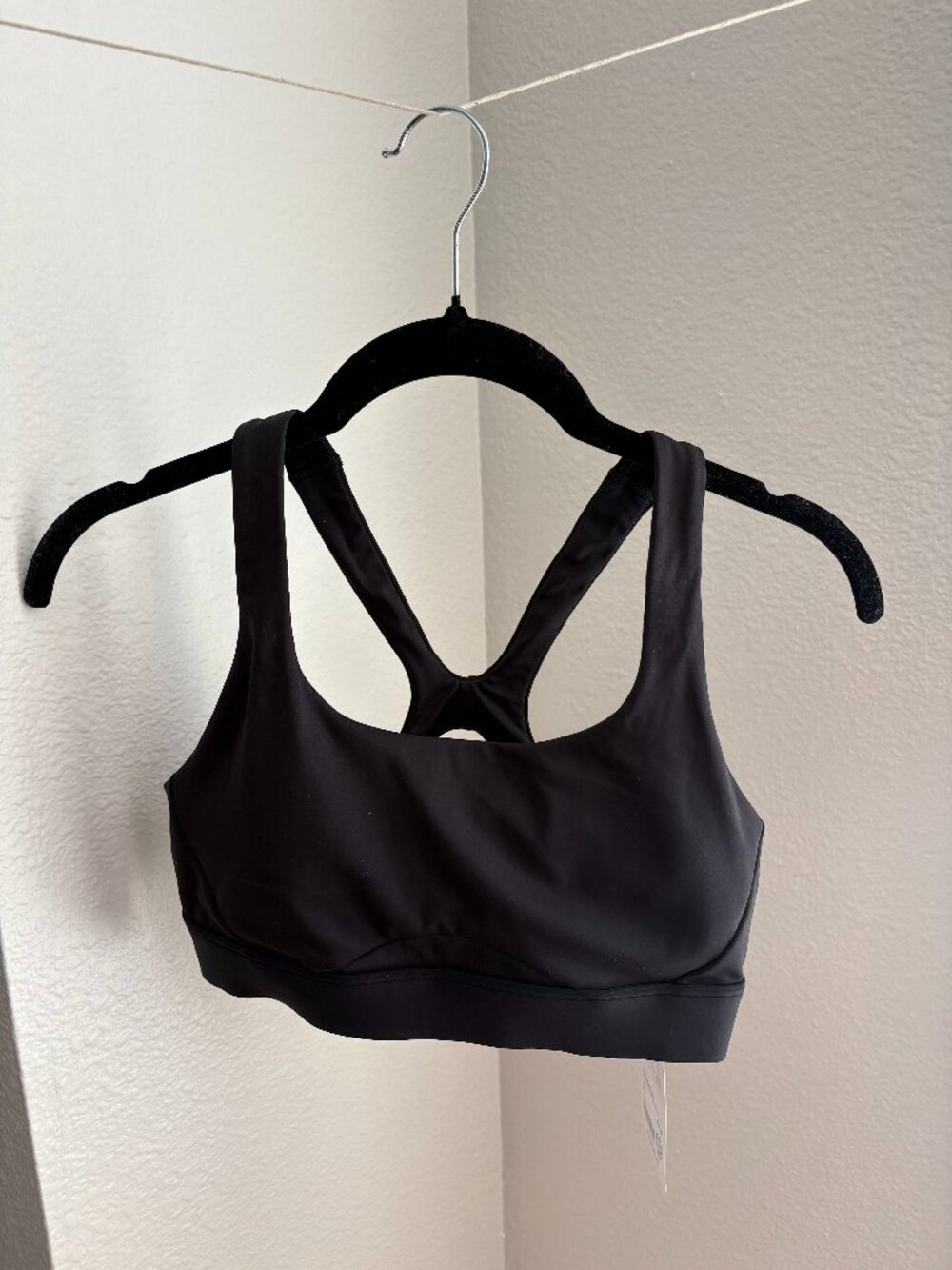 Athleta Interval Bra, Black, Sz S, NWT